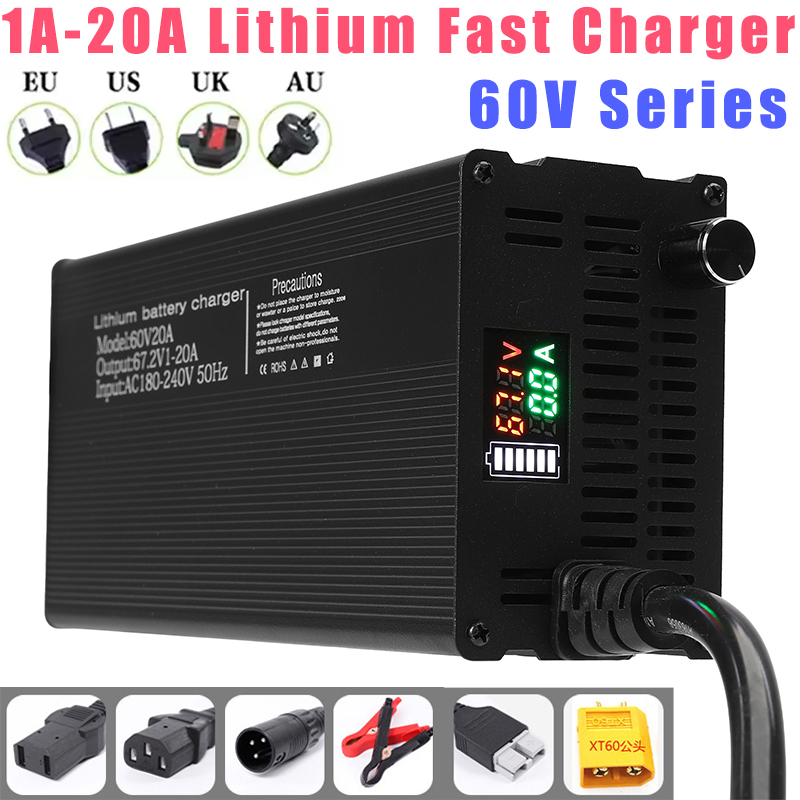 84V 20A Smart Charger - شواحن بطارية ليثيوم تيار قابل للتعديل